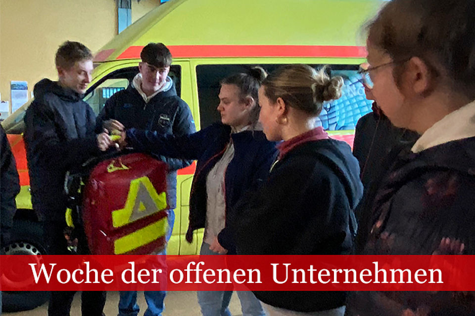 Woche der offenen Unternehmen - Rettungswache Schwarzenberg