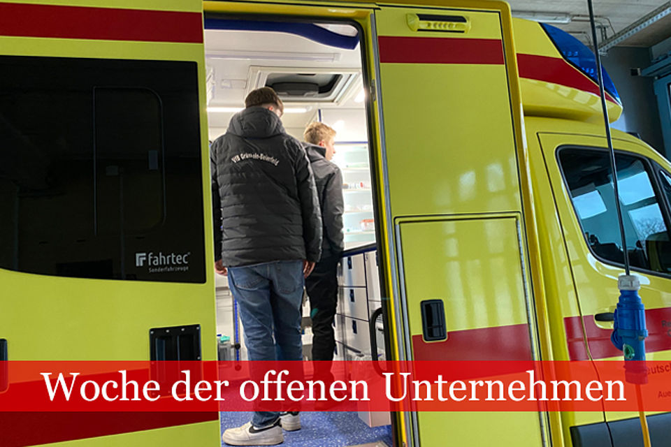 Woche der offenen Unternehmen - Rettungswache Schwarzenberg